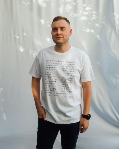 ŚPIEWAM JEZUS t-shirt biały